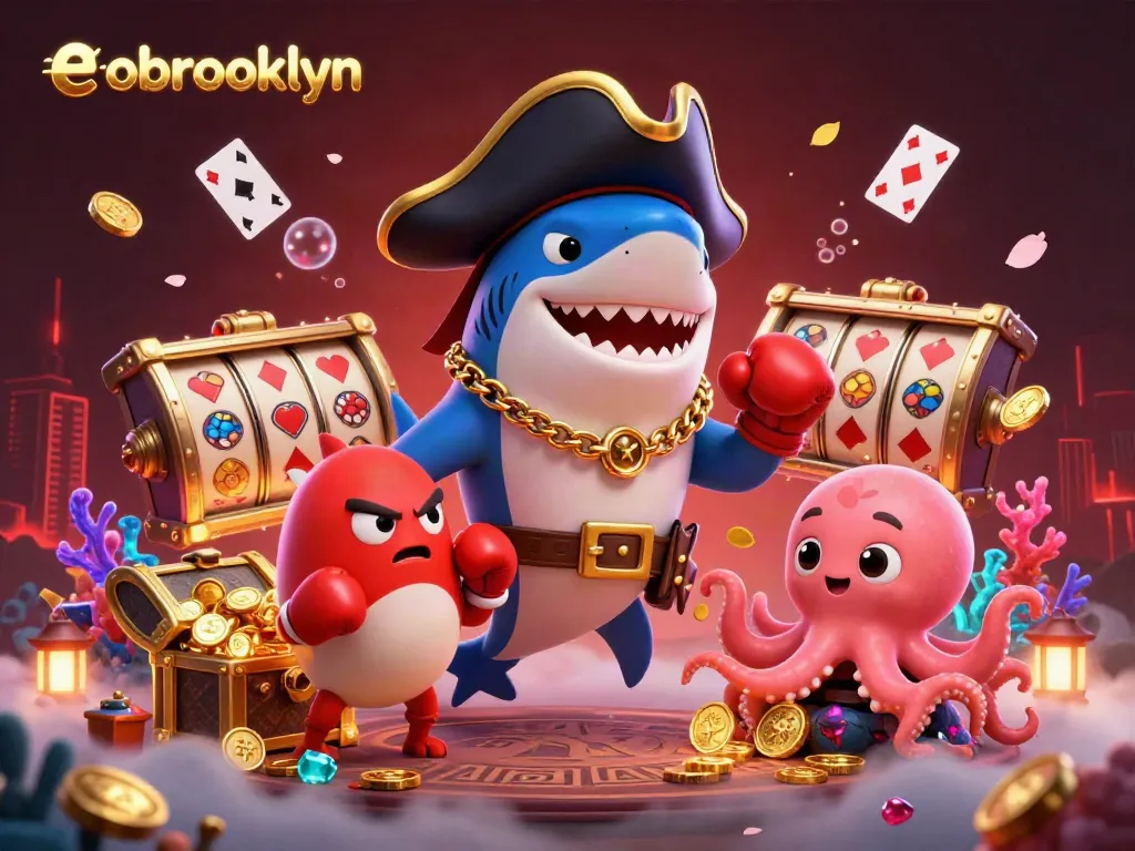 Experience the vibrant eobrooklyn scene filled with cartoon characters and exciting slot elements.