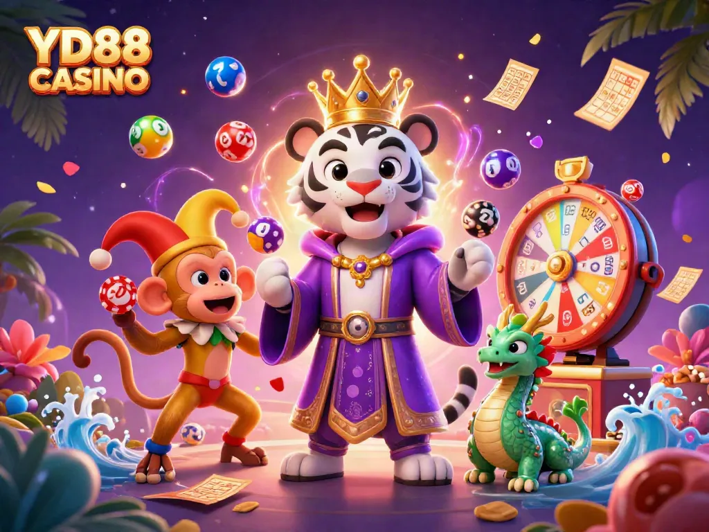 Experience excitement at YD88 CASINO with vibrant themes and lively characters.