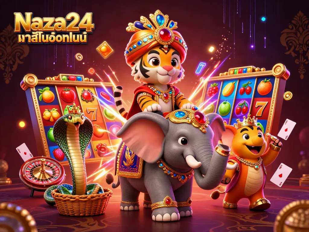 เล่นเกมคาสิโนที่ Naza24 คาสิโนออนไลน์ ด้วยความสนุกสนานจากธีมสล็อตและรูเล็ต