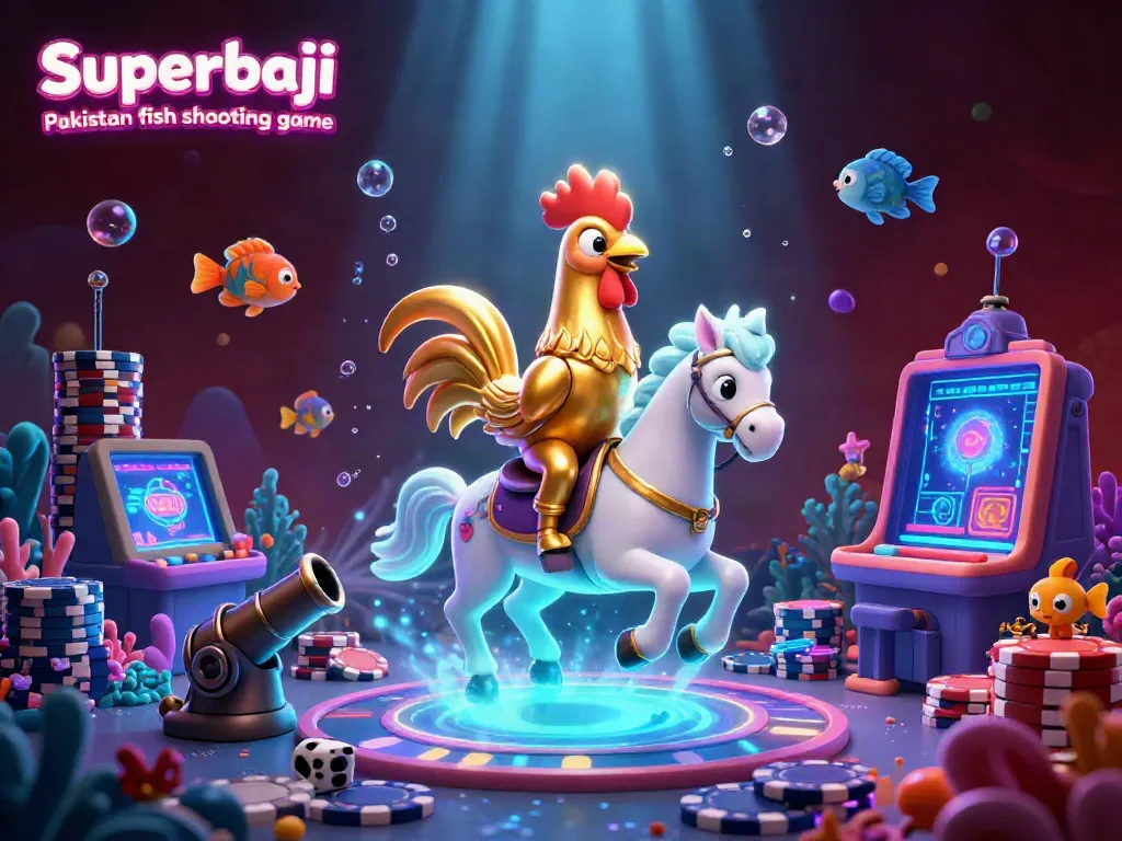 Engage in the Superbaji Pakistan fish shooting game with vibrant visuals and thrilling underwater gameplay.
