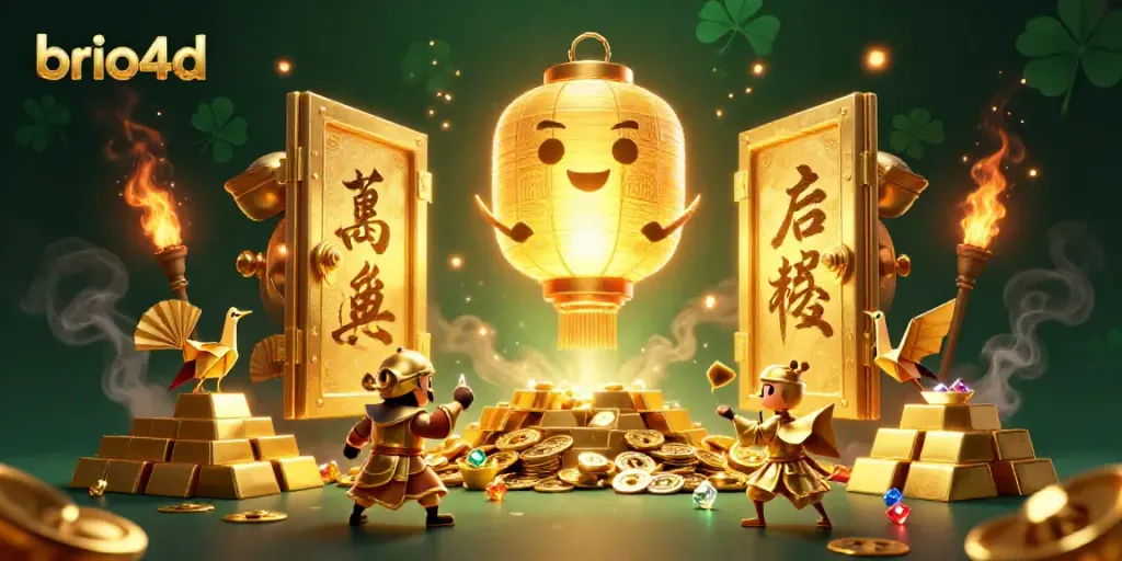 Experience the vibrant world of brio4d with a captivating 3D illustration of lucky casino elements.