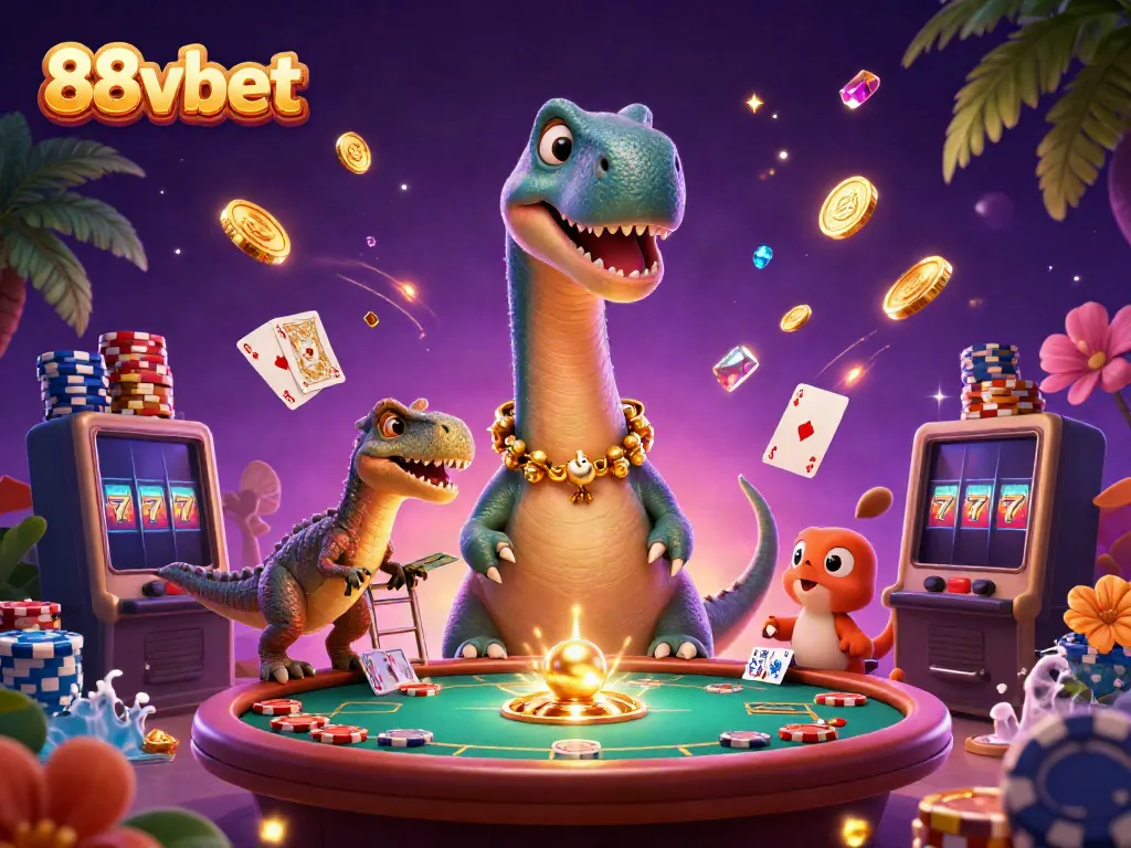 Participate in thrilling games at 88vbet with exciting casino visuals featuring epic characters.
