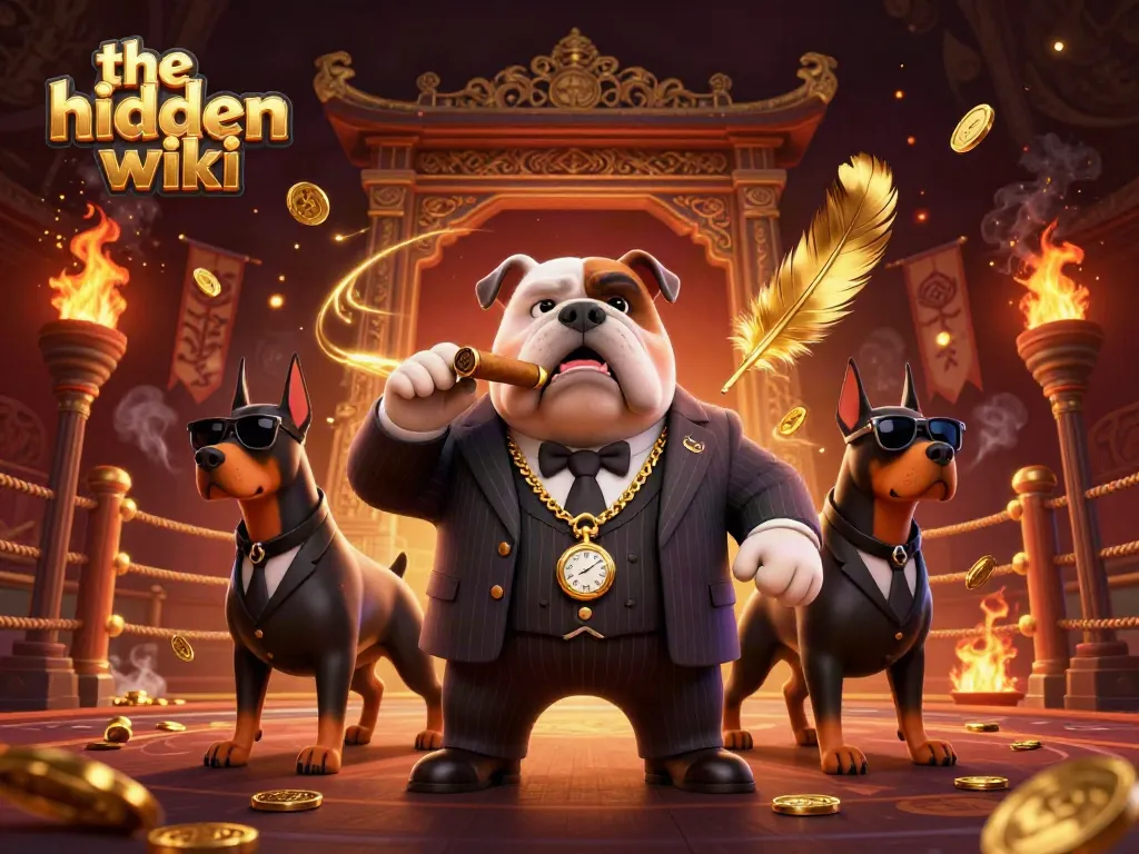 Engage with the hidden wiki’s vibrant casino scene featuring a mafia bulldog and Doberman bodyguards.